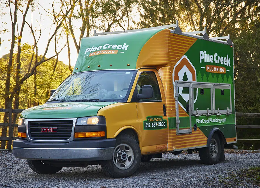 Pine Creek Plumbing truck