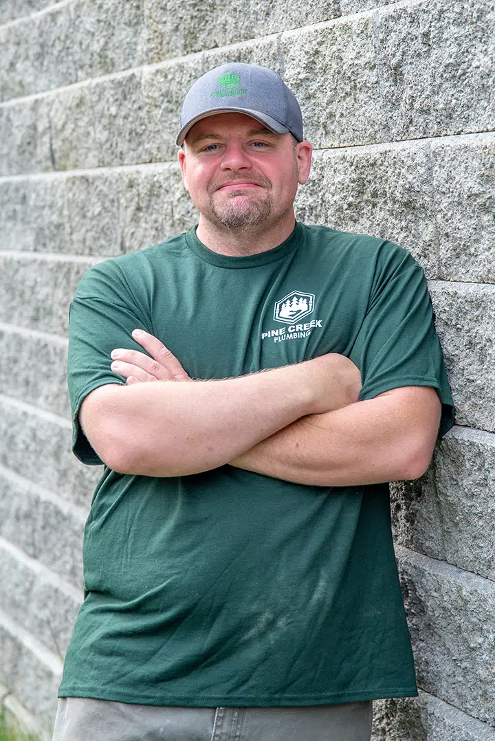 Pine Creek Plumbing technician in Wexford.
