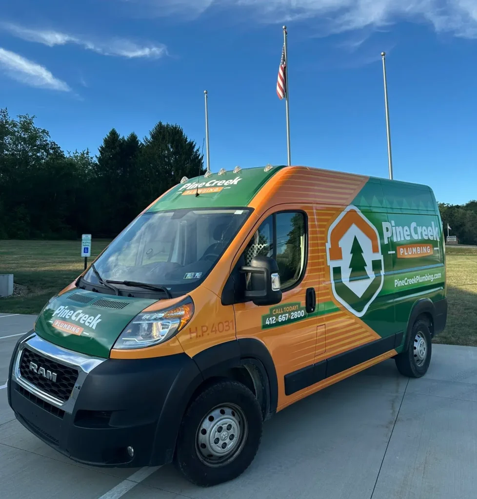 Pine creek Plumbing truck