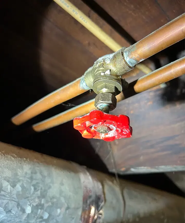 Corroded valve in Wexford.