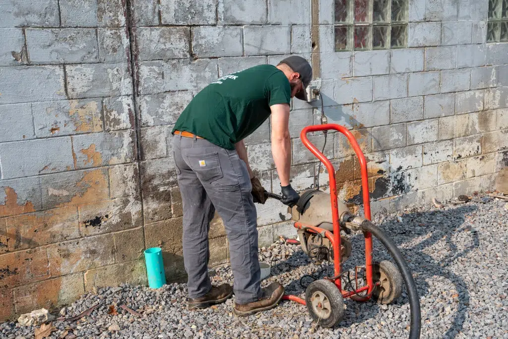 Sewer cleaning in Wexford, PA.